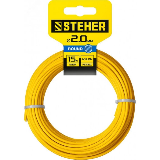 Леска для триммера круг, 2.0 мм, 15 м