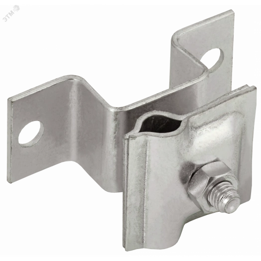 Держатель-зажим соединительный проводника круглого 6-10мм опорный L=30-40мм нержавеющая сталь IEK