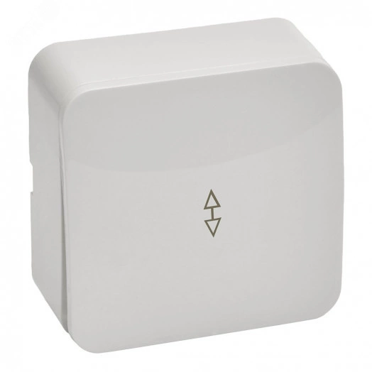 Переключатель 1-клавишный 250В 10А серия София белый STEKKER