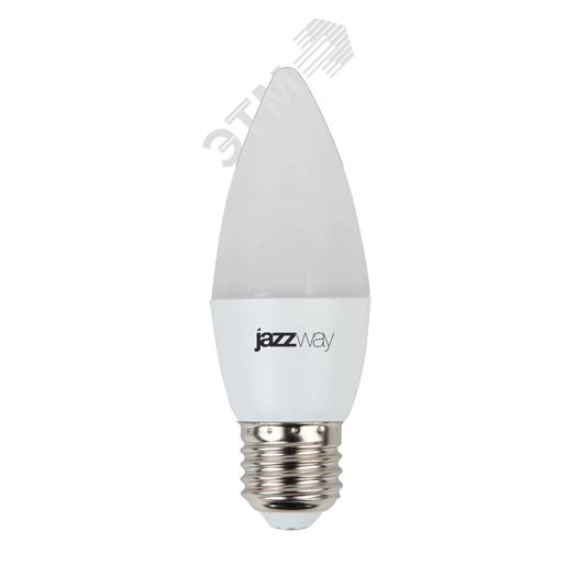 Лампа светодиодная LED 8 Вт 640Лм 4000К белая Е27 Свеча Jazzway