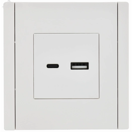 FORTE&PIANO Розетка USB A+C 3,1А FP250 белый IEK