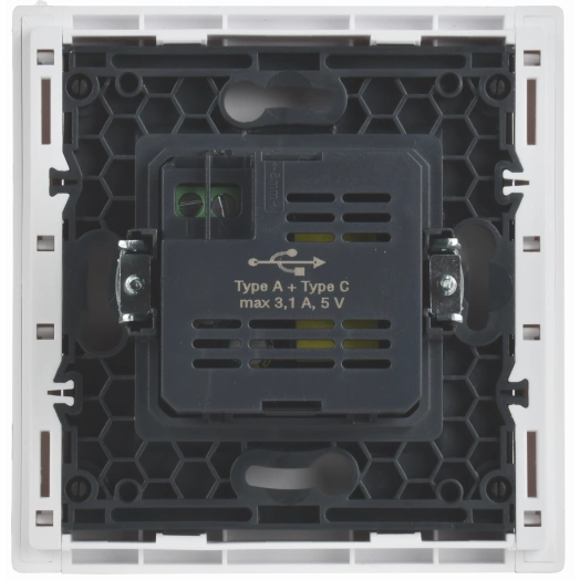 FORTE&PIANO Розетка USB A+C 3,1А FP250 белый IEK