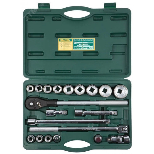 Набор торцовых головок для крупногабаритной техники 20 предм. TRUCK 20