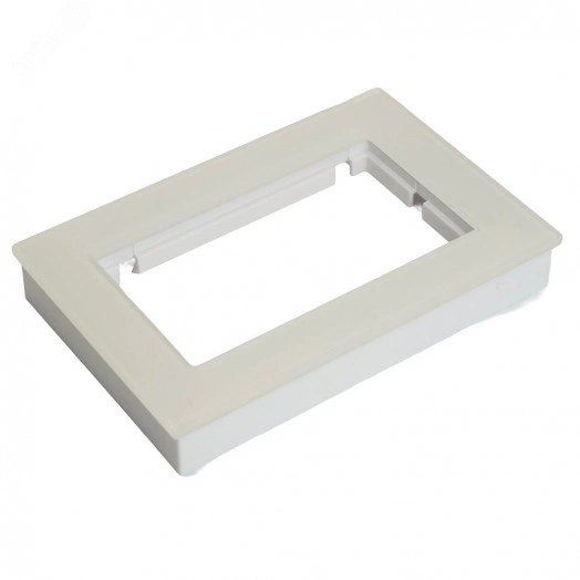 Рамка  2-местная (без перемычки), стекло, серия Катрин, белый матовый, GFR00-7012-01М