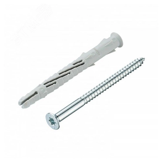 Дюбель фасадн. c шурупом потайн. гол с шлицем TORX 10x100 (4 шт) - пакет Tecfi