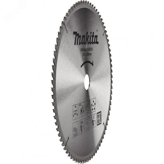 Пильный диск универсальный для алюминия/дерева/пластика, 305x30x2.8/2x80T