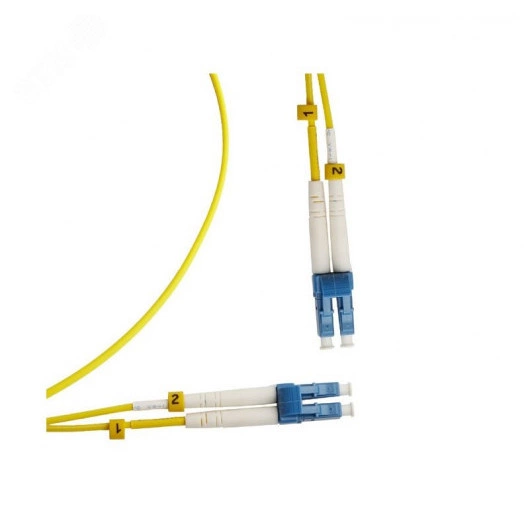 Шнур оптический (патч-корд) duplex LC-LC 9/125 sm 0.5м LSZH
