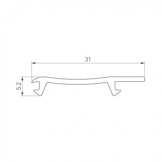 Экран STRETCH-S-30-WALL-SIDE-100m (STEP) (Arlight, -)