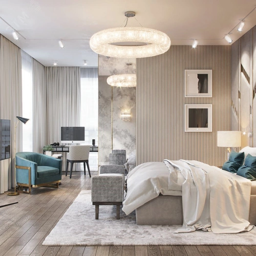 Светильник светодиодный трековый на шинопровод ДПО-12w 4000К 1080Лм белый