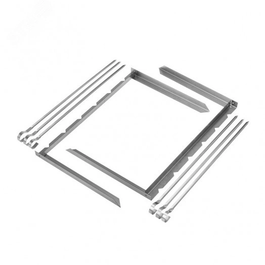 Подставка под шампуры с 6 шампурами в чехле