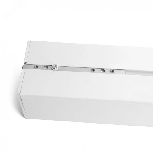 Светильник светодиодный ДПО-48вт 6500К 5760Лм линейный рассеиватель матовый в алюминиевом корпусе белый