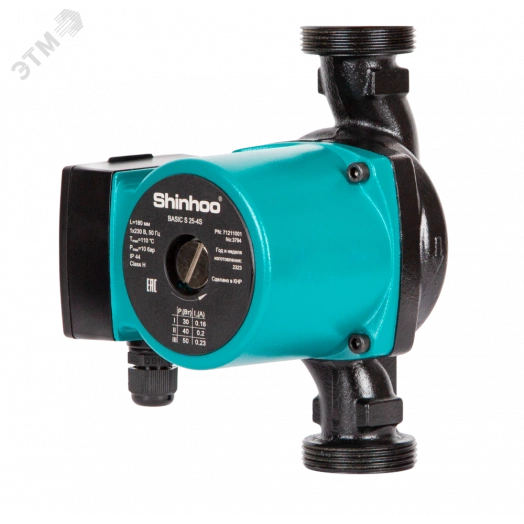 Насос циркуляционный  BASIC S 32-6S 180 1x230V 3 скорости