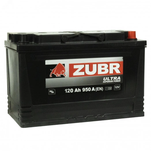 Аккумулятор автомобильный ZUBR Professional 120Ah R+