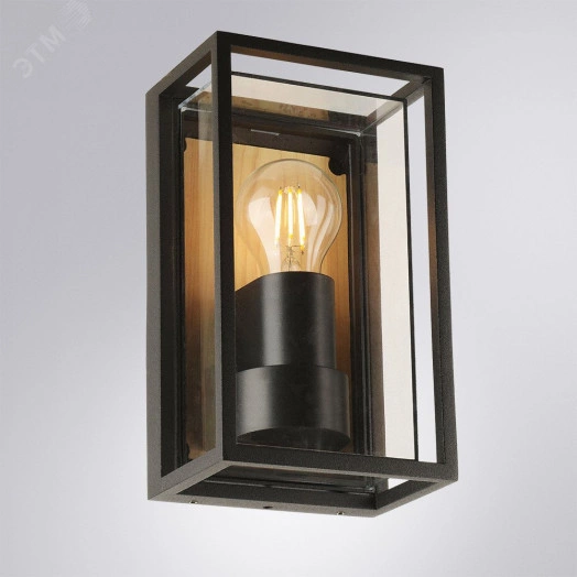 Светильник уличный настенный Arte Lamp MARFIK A2322AL-1BR 1*E27 Металл Прозрачный