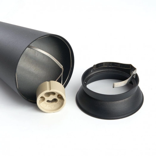 Светильник ДПО GU10 без лампы черный