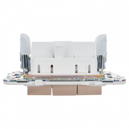 SKANDY Выключатель 3-клавишный 10А SK-V11Sa песочный IEK