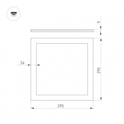 Светильник SP-TROPIC-SURFACE-R18-L2500-36W Day4000 (BK, 360 deg, 230V) (Arlight, IP20 Пластик, 3 года)