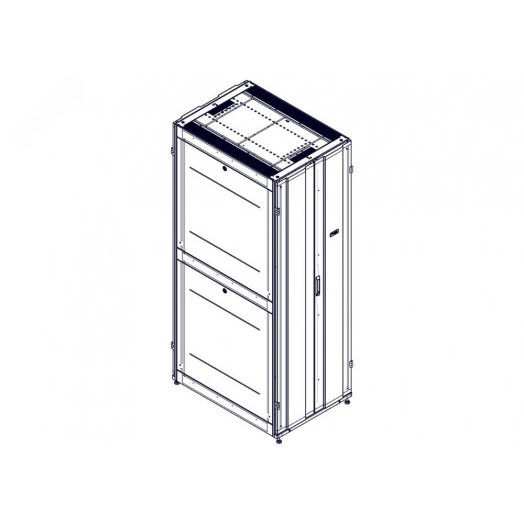 Шкаф Uniprom. 48U-750/1070. боковые панели 4шт. черный