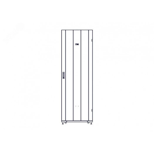 Шкаф Uniprom. 48U-750/1070. боковые панели 4шт. черный