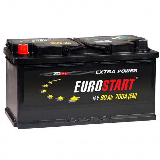 Аккумулятор автомобильный EUROSTART Extra Power 90Ah L+