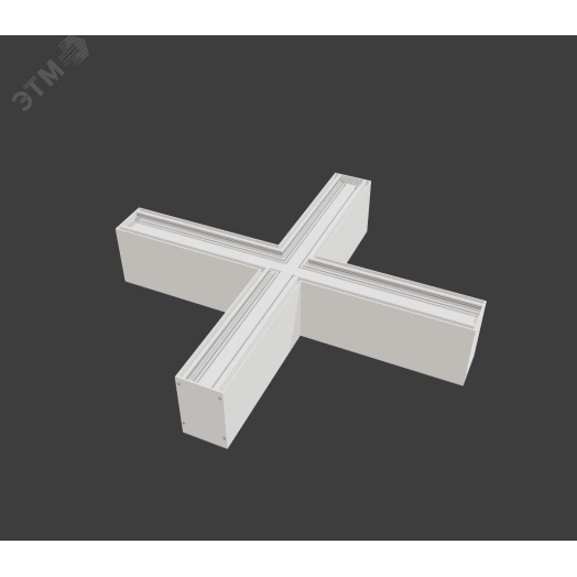 Светильник светодиодный ДСО-30Вт 4000К X-Line X-образный черный