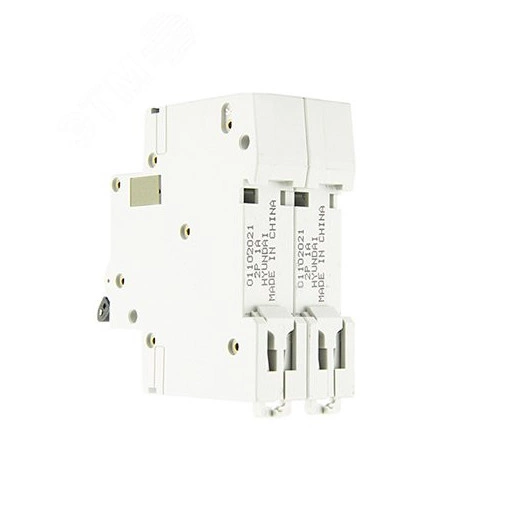 Автоматический выключатель HGD63-M 2PMCS0000C 00001 2 полюса, 1А, ток к.з. 6kA, хар-ка C (STANDARD)