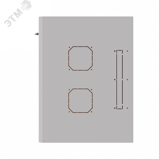 Шкаф настенный телекоммуникационный 600х350 мм, 6U, ТВЛ-6U-600-350-СР