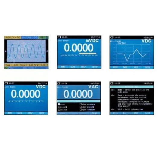 Мультиметр-осциллограф, профессиональной цветной цифровой DT-9989