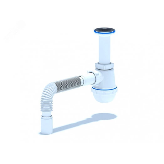 Сифон для мойки АНИ Грот 1 1/2' x 40 с гибкой трубой 40x40