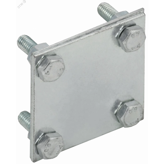 Зажим крестообразный полоса-полоса 40мм оцинкованная сталь IEK
