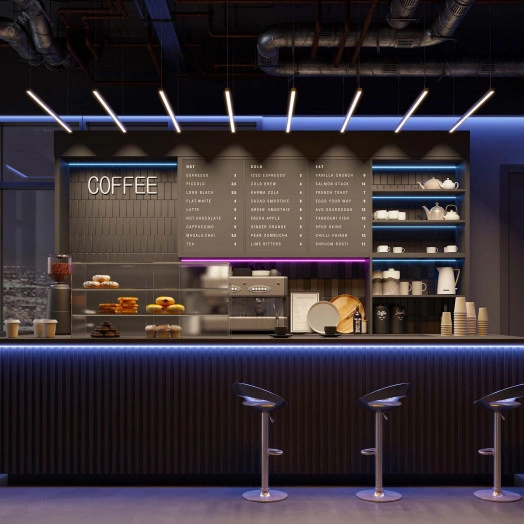 Профиль SL-LINE-2522-2500 BLACK (, Алюминий)