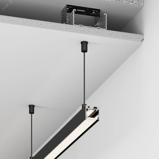 Профиль SL-LINE-2522-2500 BLACK (, Алюминий)