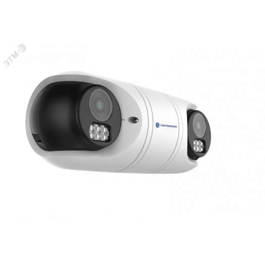 Видеокамера IP 2Мп  сдвоенная Dual ИК-50м с PoE(2.8мм)