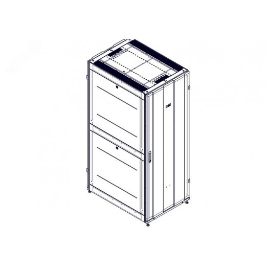 Шкаф Uniprom. 42U-750/1070. боковые панели 4шт. черный