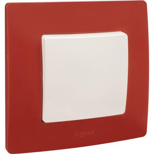 Механизм выключателя 1-кл. СП Etika 10А IP20 250В 10AX безвинт. зажимы бел. Leg 672201