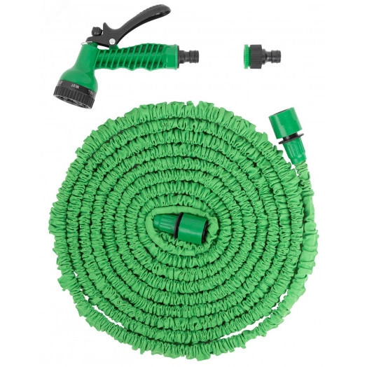 Набор поливочный ( Шланг растягивающийся 5-15 м и Пистолет для полива, 7 режимов )