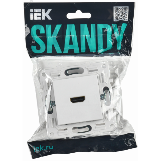 SKANDY Розетка HDMI SK-H01W арктический белый IEK