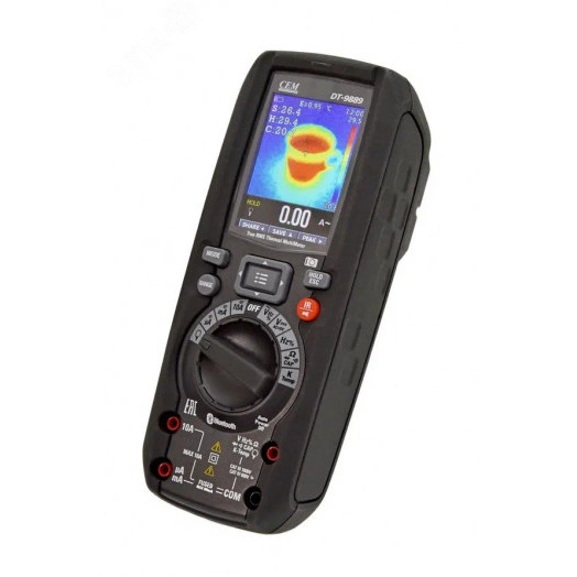 Мультиметр TRMS со встроенным тепловизором DT-9889