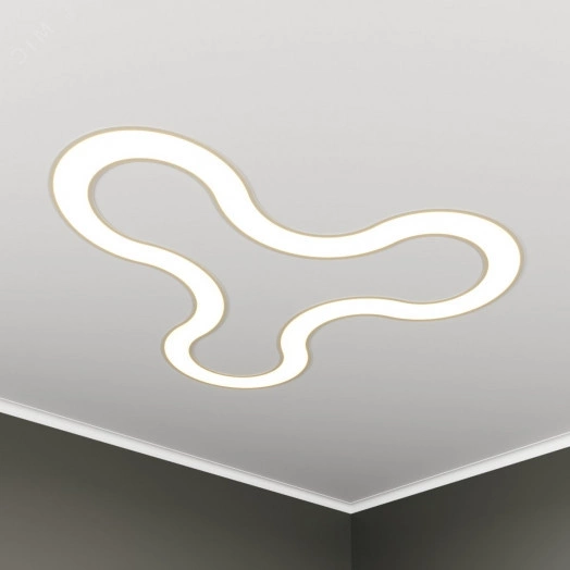 Светильник светодиодный RVE-LBX-HOLE-SONAR-1246-VG (Спинер с отв. 1246х1148х80мм S50мм 101Вт встраиваемый под шпаклевку 4000K Белый)