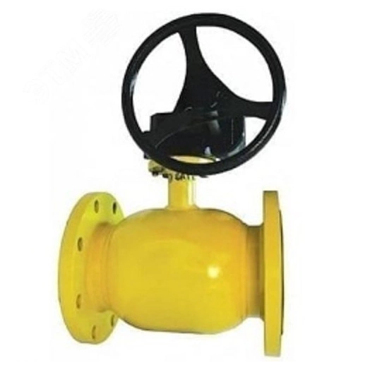 Кран шаровой КШГ 71.103.100 стальной для газа станд. проход DN 100 PN 16 фланцевый с редуктором