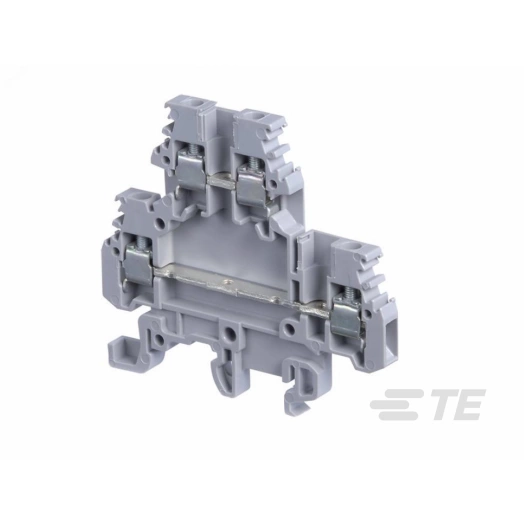 Клемма винтовая MA2.5/5.D2.1 винт 2,5мм.кв. серая, 2 уровня, 2 цепи, с разделителем