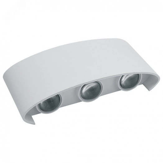 Светильник светодиодный уличный ДБУ-6х1w вверх/вниз 3000K IP54 белый