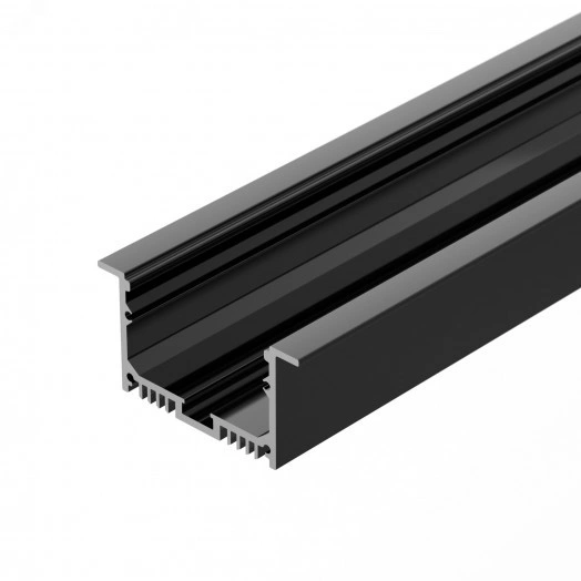 Профиль с экраном SL-LINIA62-F-2500 BLACK+OPAL (, Алюминий)