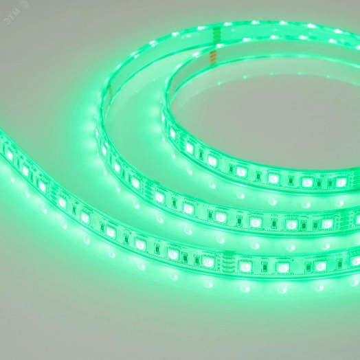 Лента герметичная RTW-PU-B60-12.5mm 24V RGB (14.4 W/m, IP68, Wire 2m, 5m) (Arlight, -)