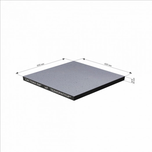 Панель из сульфата кальция 36/600/600 низ-стальной лист/верх-антистатический ПВХ/цвет 06