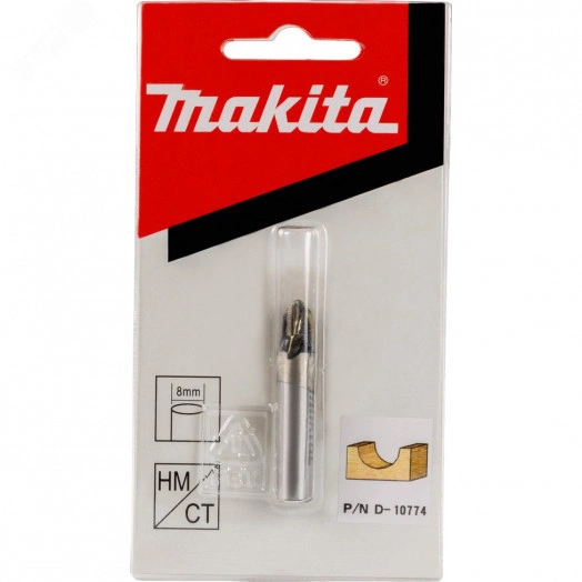 Фреза пазовая галтельная 3R 6х6x8х32х2Т