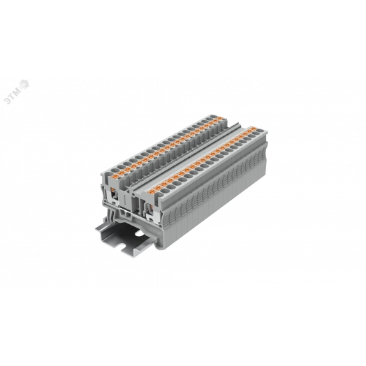 Клемма TP 1-1 проходная Push-in, сечение 2,5 мм. кв., серая