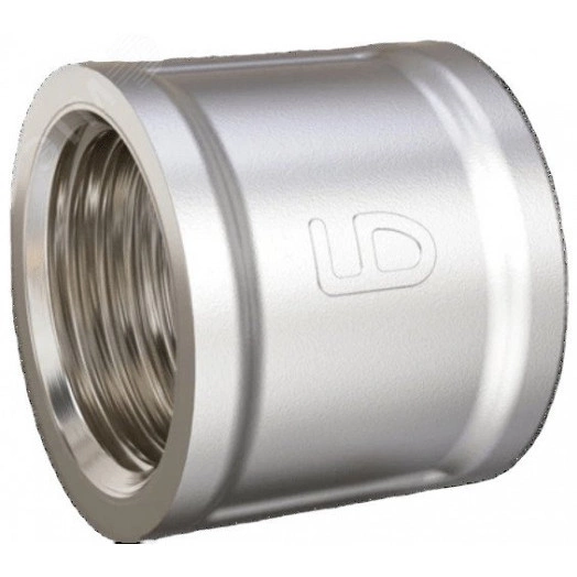 Муфта 1 1/2' ВР латунь никель