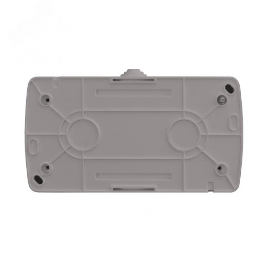 Клио розетка двухместная Клио, IP44, с/з, о/у, 16А, 220В, серый (еврослот)