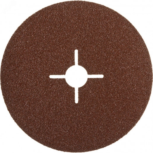 Круг шлифовальный ''ПРОФИ'' фибровый, для УШМ, P40, 125х22мм, 5 листов
